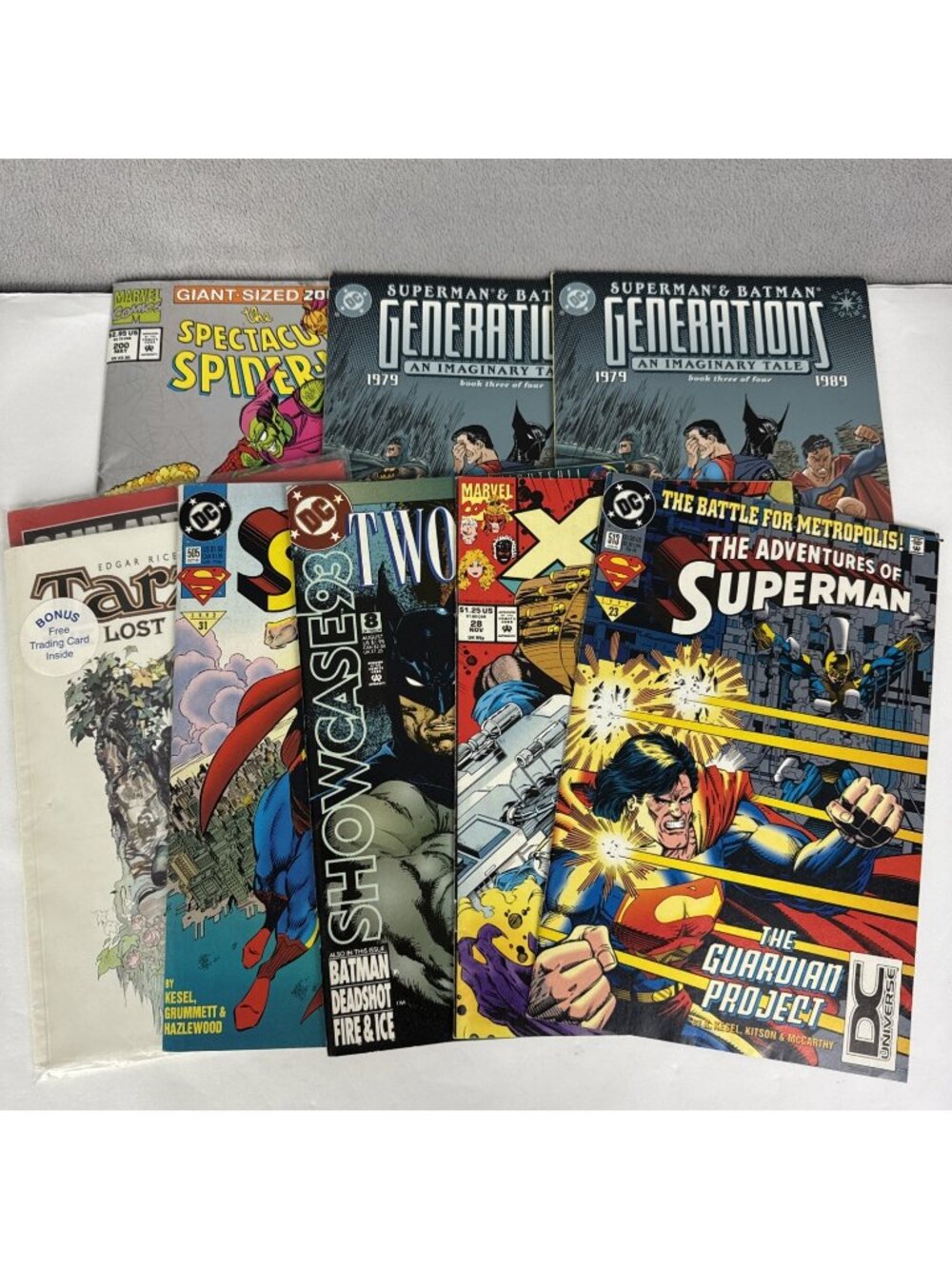 Comic Books Lot of 8 Marvel & DC superheroes villains - SEE pics & listing
